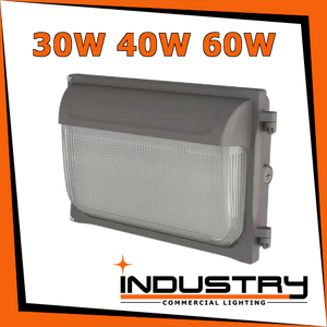 30W / 40W / 60W Power and Color Selectable Low Profile Wall Pack